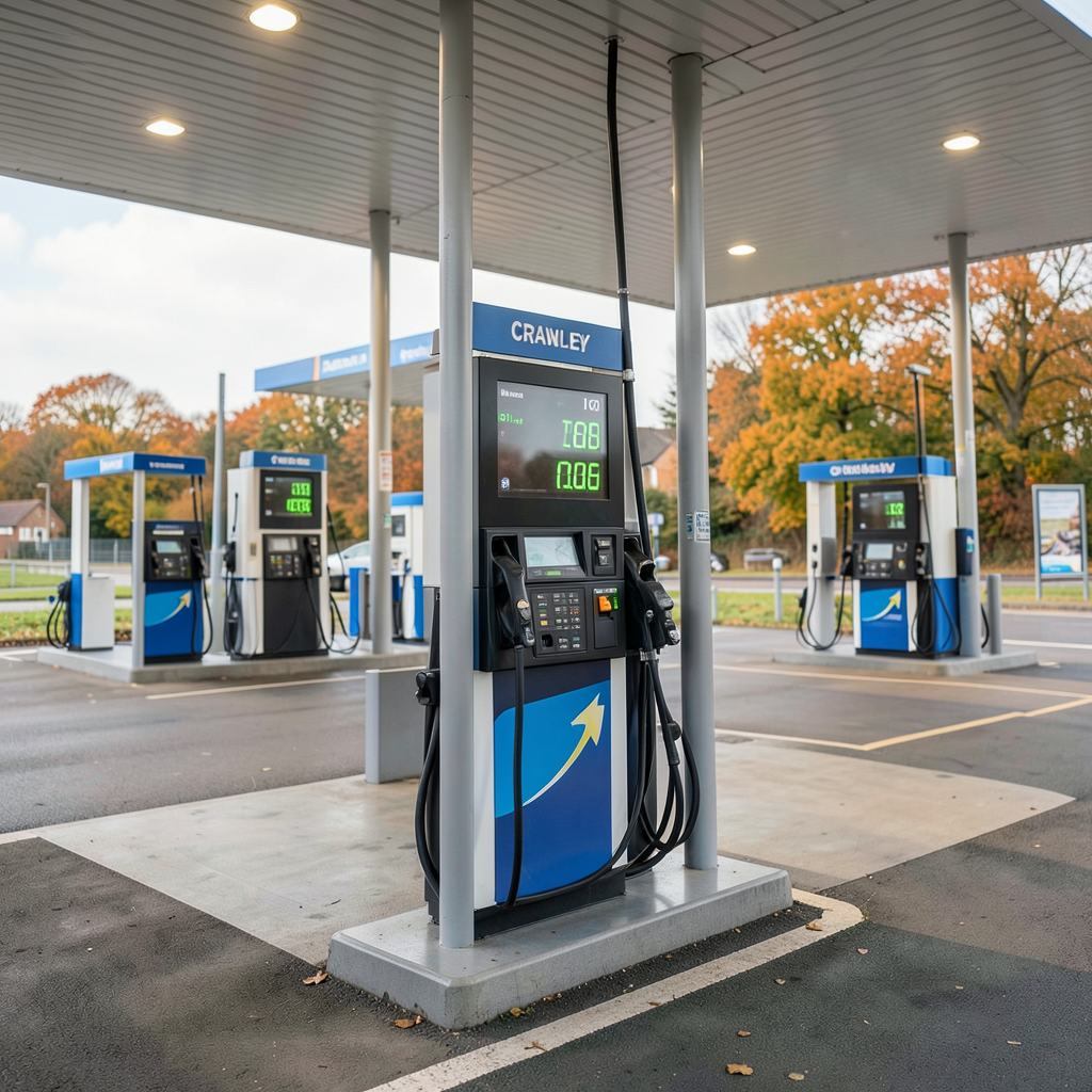 Petrol at Sussex service station reaches 196.9p per litre as prices soar